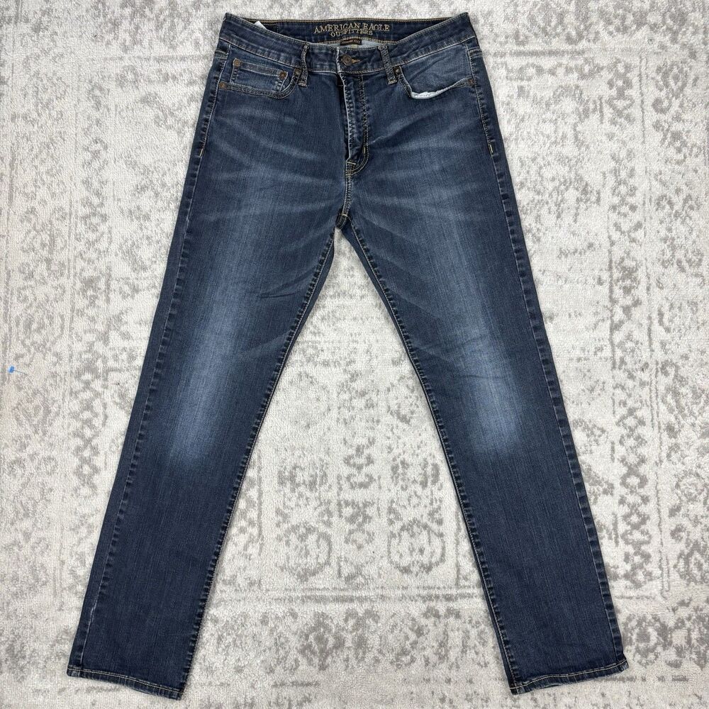 American Eagle Outfitters Men’s Slim Straight Stretch Dark Wash Size 33x32